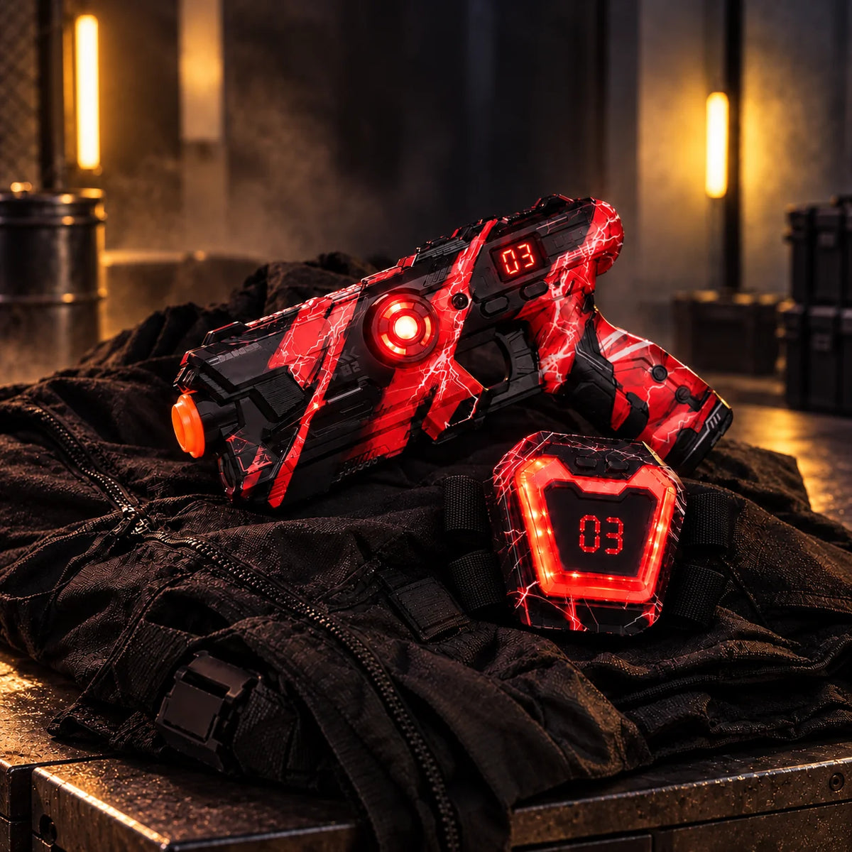 TagRush Neon™ Laser Tag Battle Set