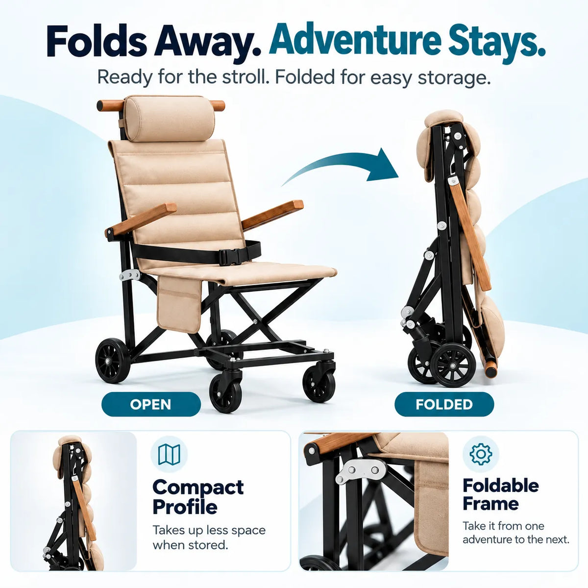 WalkMate™ Foldable Mobility Chair